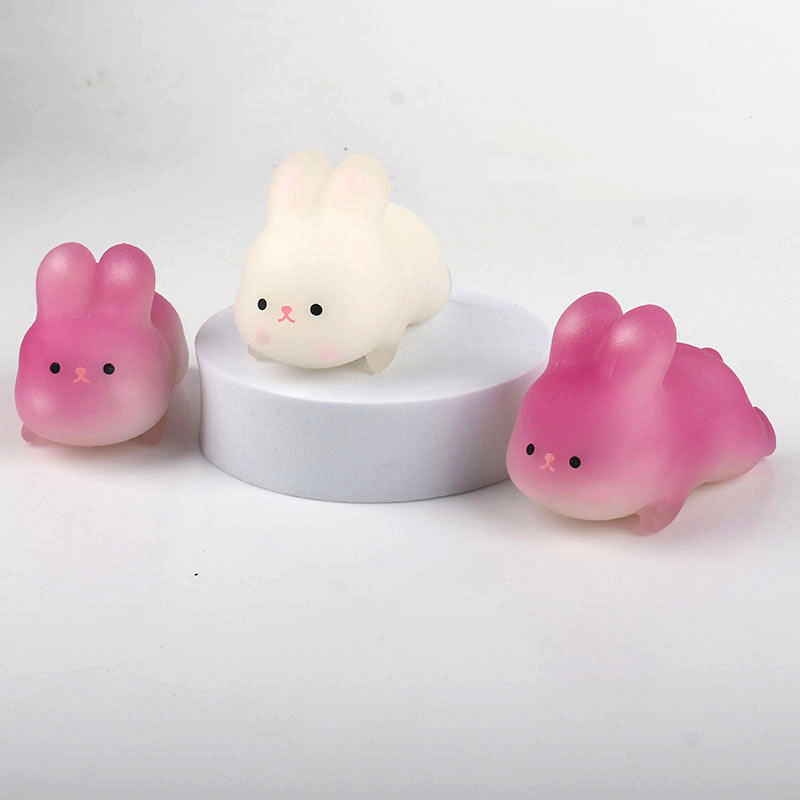 Color Changing Rabbit Squeeze Toy